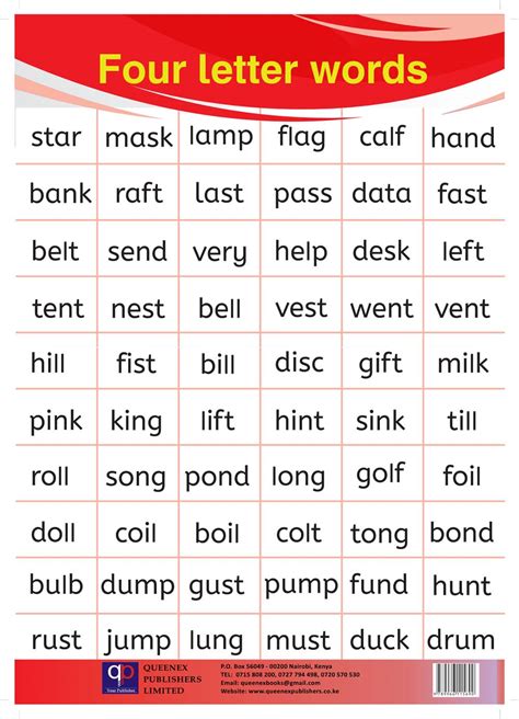  A list of 4 letter words, including all valid four letter words for Scrabble. Like our 2 Letter Words, and 3 Letter Words lists, the 4 letter words are all taken from a large open-source dictionary for Scrabble and are valid in US play. Looking for some extra help with a popular word game? Check out our free tools here: Scrabble Word Finder ... 
